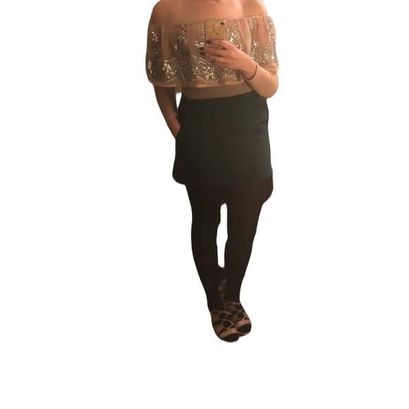 Sparkly nude mesh bodysuit - Picture 3 of 5